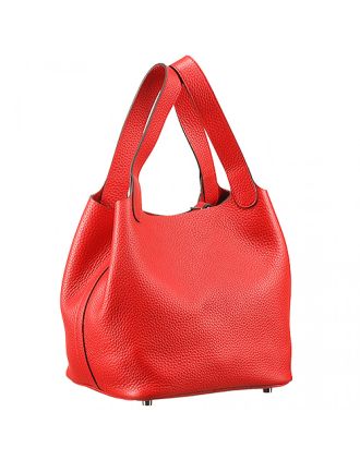 Hermes Picotin MM Red 607502