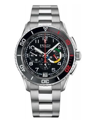 AAA Replica Zenith El Primero Stratos Flyback Rainbow Mens Watch 03.2061.405/21.m2060