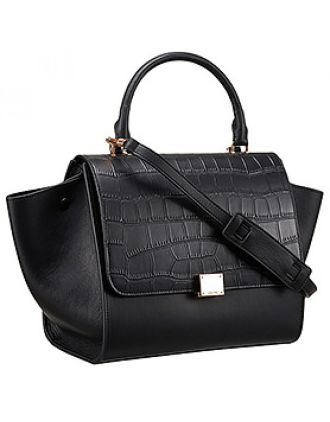 Celine Trapeze Crocodile Leather Bag 607304