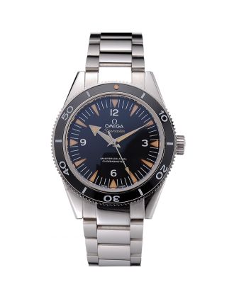 Swiss Omega Seamaster Black Dial Stainless Steel Case And Bracelet 622843