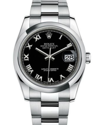 AAA Replica Rolex Datejust 36mm Stainless Steel Midsize Watch 116200-0061