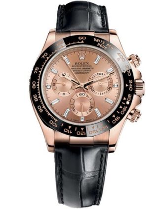 AAA Replica Rolex Cosmograph Daytona Everose Gold Mens Watch 116515LN-0006