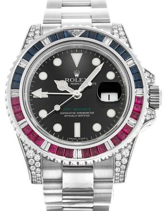 AAA Replica Rolex GMT-Master II Diamond Watch 116759SARU