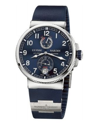 AAA Replica Ulysse Nardin Marine Chronometer Manufacture 43mm Mens Watch 1183-126-3/63