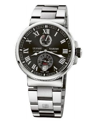 AAA Replica Ulysse Nardin Marine Chronometer Manufacture 43mm Mens Watch 1183-126-7m/42