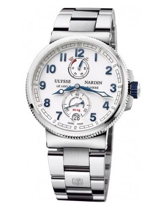 AAA Replica Ulysse Nardin Marine Chronometer Manufacture 43mm Mens Watch 1183-126-7m/60