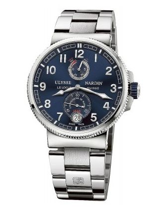 AAA Replica Ulysse Nardin Marine Chronometer Manufacture 43mm Mens Watch 1183-126-7m/63