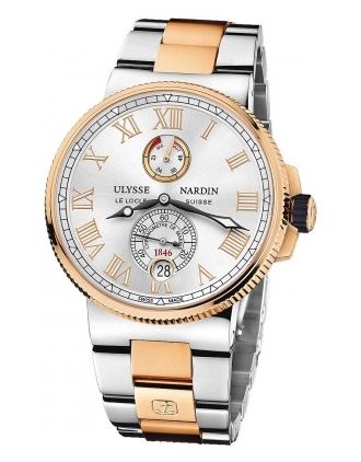 AAA Replica Ulysse Nardin Marine Chronometer Manufacture 45mm Mens Watch 1185-122-8m/41 v2