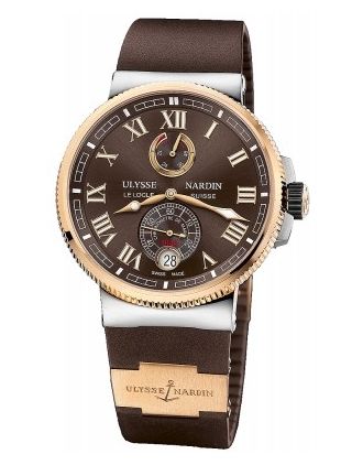 AAA Replica Ulysse Nardin Marine Chronometer Manufacture 43mm Mens Watch 1185-126-3/45