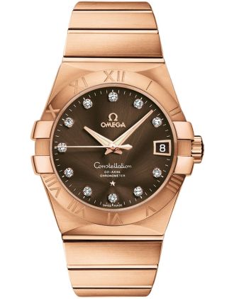 AAA Replica Omega Constellation Chronometer 38mm Mens Watch 123.50.38.21.63.001