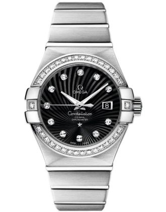AAA Replica Omega Constellation Brushed Chronometer 31mm Ladies Watch 123.55.31.20.51.001
