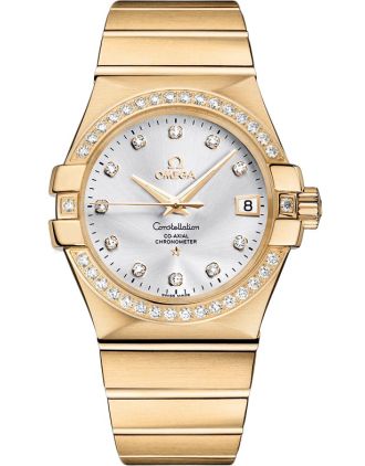 AAA Replica Omega Constellation Chronometer 35mm Mens Watch 123.55.35.20.52.002