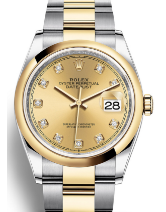 AAA Replica Rolex Datejust 36mm Automatic Mens Watch 126203-0018
