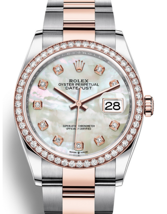 AAA Replica Rolex Datejust 36mm Automatic Ladies Watch 126281rbr-0010
