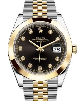 AAA Replica Rolex Datejust 41mm Stainless Steel and Yellow Gold Mens Watch 126303-0006