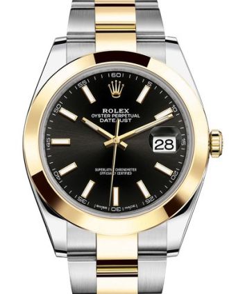 AAA Replica Rolex Datejust 41mm Stainless Steel and Yellow Gold Mens Watch 126303-0013