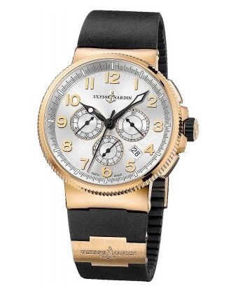 AAA Replica Ulysse Nardin Marine Chronograph Manufacture 43mm Mens Watch 1506-150-3/61