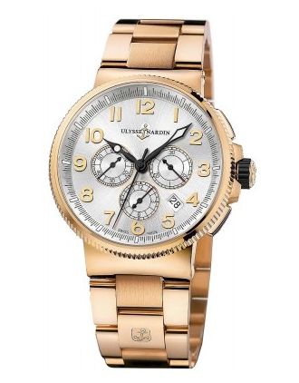 AAA Replica Ulysse Nardin Marine Chronograph Manufacture 43mm Mens Watch 1506-150-8m/61