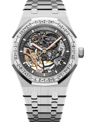 AAA Replica Audemars Piguet Royal Oak Double Balance Wheel Openworked Watch 15412BC.ZZ.1220BC.01