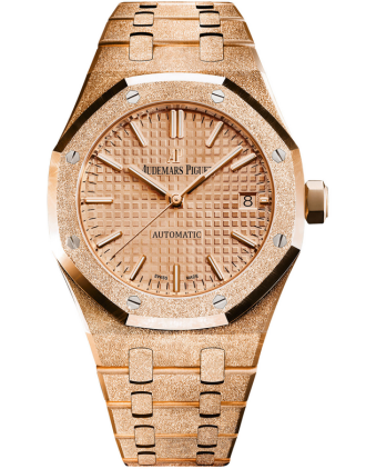 AAA Replica Audemars Piguet Royal Oak Frosted Gold Selfwinding Watch 15454OR.GG.1259OR.03