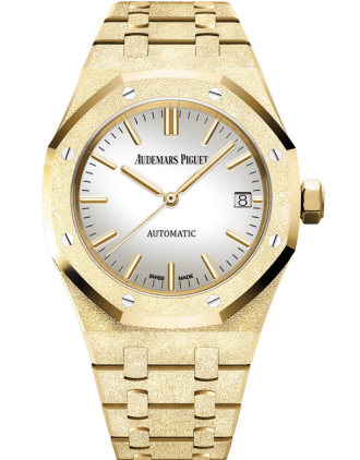 AAA Replica Audemars Piguet Royal Oak Frosted Gold Selfwinding Carolina Bucci Limited Edition Watch 15454BA.GG.1259BA.02