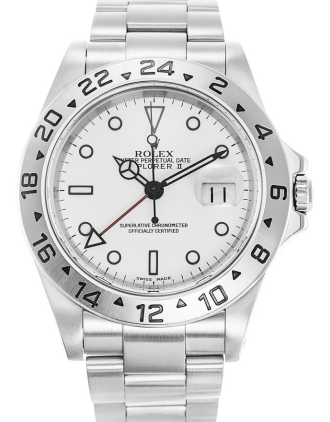 AAA Replica Rolex Explorer II White Tritium Automatic Mens Watch 16570-0002