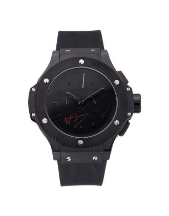 Hublot Limited Edition Ayrton Senna 2009 Black Dial Watch 98073