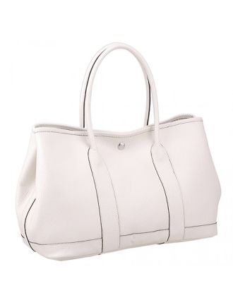 Hermes Garden Party Tote White