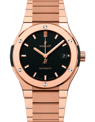 AAA Replica Hublot Classic Fusion King Gold Bracelet Watch 510.OX.1180.OX