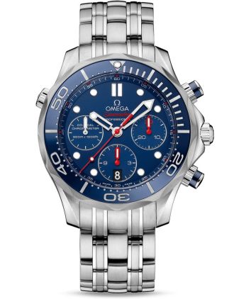 AAA Replica Omega Seamaster 300m Diver Co-Axial Chronograph 42mm Mens Watch 212.30.42.50.03.001