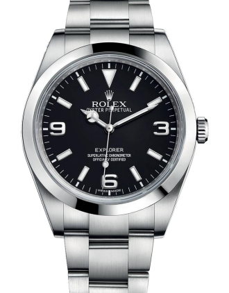 AAA Replica Rolex Explorer 39 Automatic Mens Watch 214270-0001