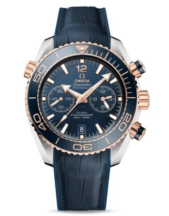 AAA Replica Omega Seamaster Planet Ocean 600M Co-Axial Master Chronograph Two Tone Watch 215.23.46.51.03.001