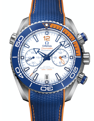 AAA Replica Omega Seamaster Planet Ocean Co-Axial Master Chronometer Chronograph "Michael Phelps" Edition Watch 215.32.46.51.04.001