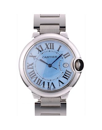 Cartier Ballon Bleu 38mm Blue Dial Stainless Steel Case And Bracelet