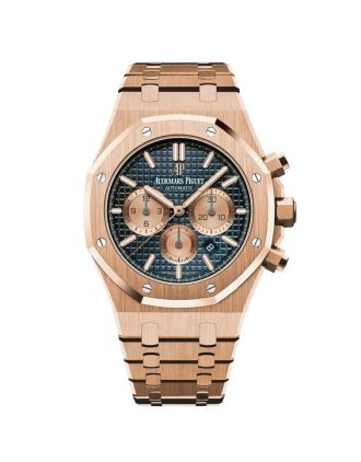 AAA Replica Audemars Piguet Royal Oak Chronograph Blue Dail Watch 26331OR.OO.1220OR.01