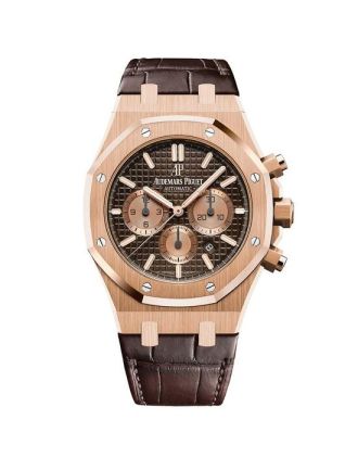 AAA Replica Audemars Piguet Royal Oak Chronograph Brown Dail Watch 26331OR.OO.D821CR.01