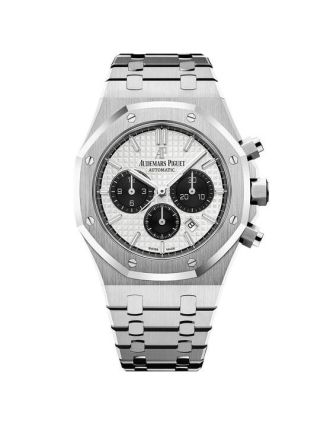 AAA Replica Audemars Piguet Royal Oak Chronograph White Dail Watch 26331ST.OO.1220ST.03