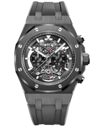 AAA Replica Audemars Piguet Royal Oak Tourbillon Openworked Watch 26343CE.OO.D002CA.01