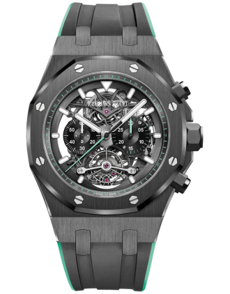 AAA Replica Audemars Piguet Royal Oak Tourbillon Openworked Watch 26343CE.OO.D002CA.03