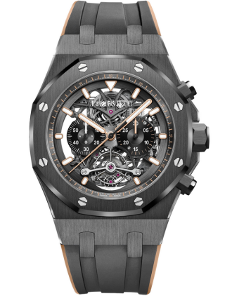 AAA Replica Audemars Piguet Royal Oak Tourbillon Openworked Watch 26343CE.OO.D002CA.04