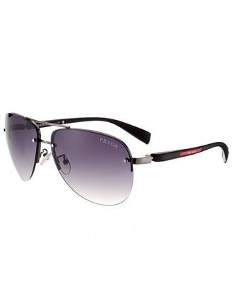 Prada Sporty Linea Rossa Logo Grey Frame Sunglasses 308216