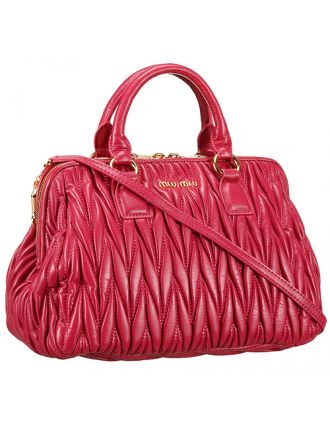 Miu Miu Matelasse Doctor Rose Pink Bag