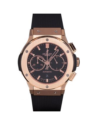 Swiss Hublot Classic Fusion Black Dial Rose Gold shb08 621401