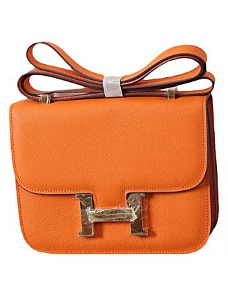 Hermes Constance Orange With Gold Hardware 608111