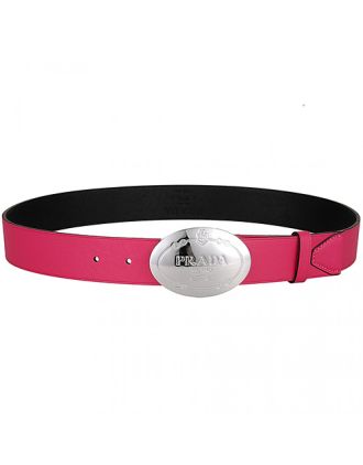Prada Pink Leather Belt