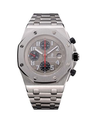 Swiss Audemars Piguet Royal Oak Offshore Grey Dial Stainless Steel Case And Bracelet 622870