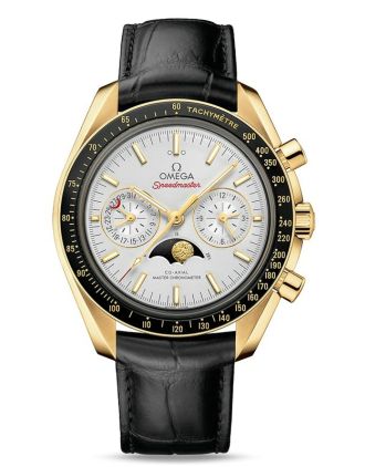 AAA Replica Omega Speedmaster Moonphase Master Chronometer Chronograph Yellow Gold Watch 304.63.44.52.02.001