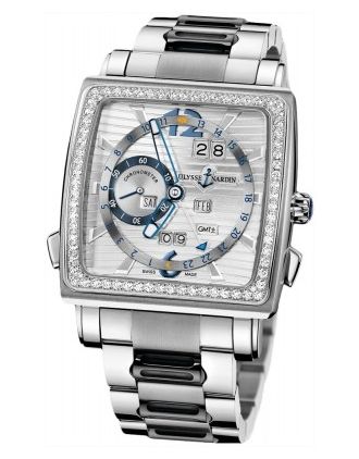 AAA Replica Ulysse Nardin Quadrato Dual Time Perpetual Mens Watch 320-90b-8m/91