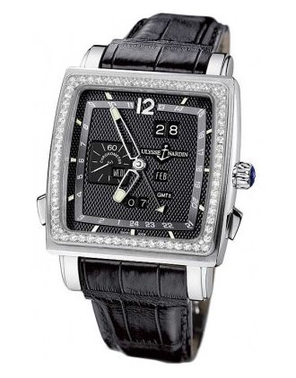 AAA Replica Ulysse Nardin Quadrato Dual Time Perpetual Mens Watch 320-90b/62