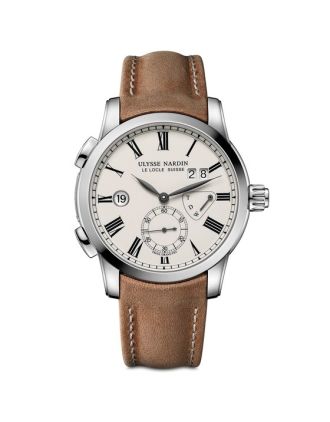 AAA Replica Ulysse Nardin Classic Dual Time Enamel Boutique Mens Watch 3243-132/E1-BQ